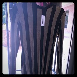 Balmain inspired gold and black dress